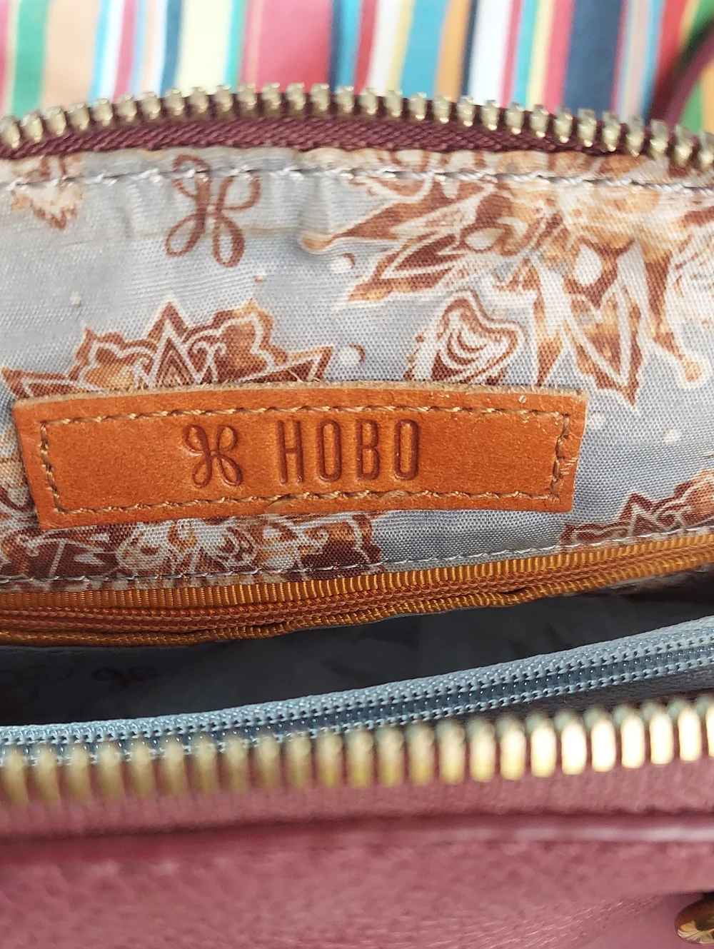 Gorgeous HOBO Leather Crossbody - Purple